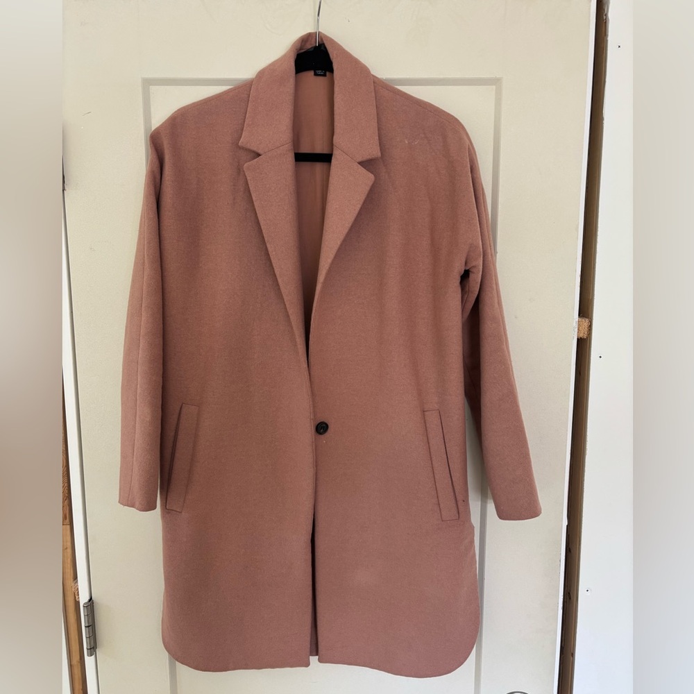 All Saints Dusty Rose Trench Coat